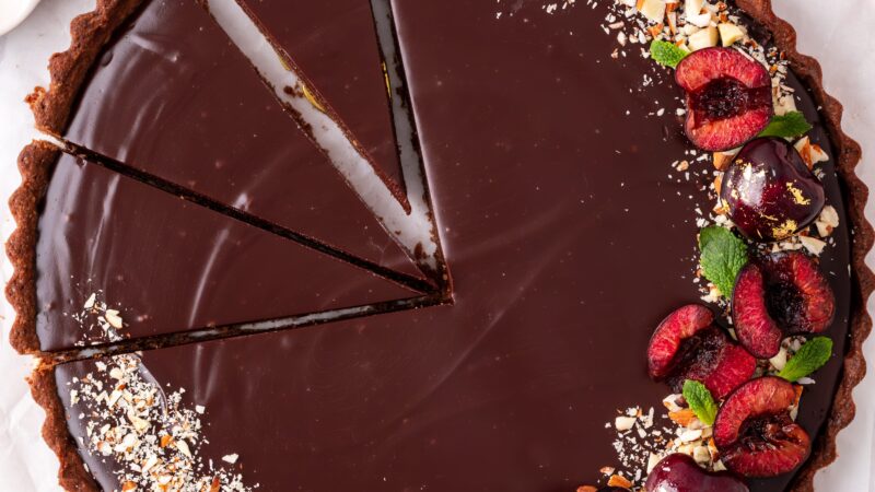 Tonka Bean Chocolate Tart
