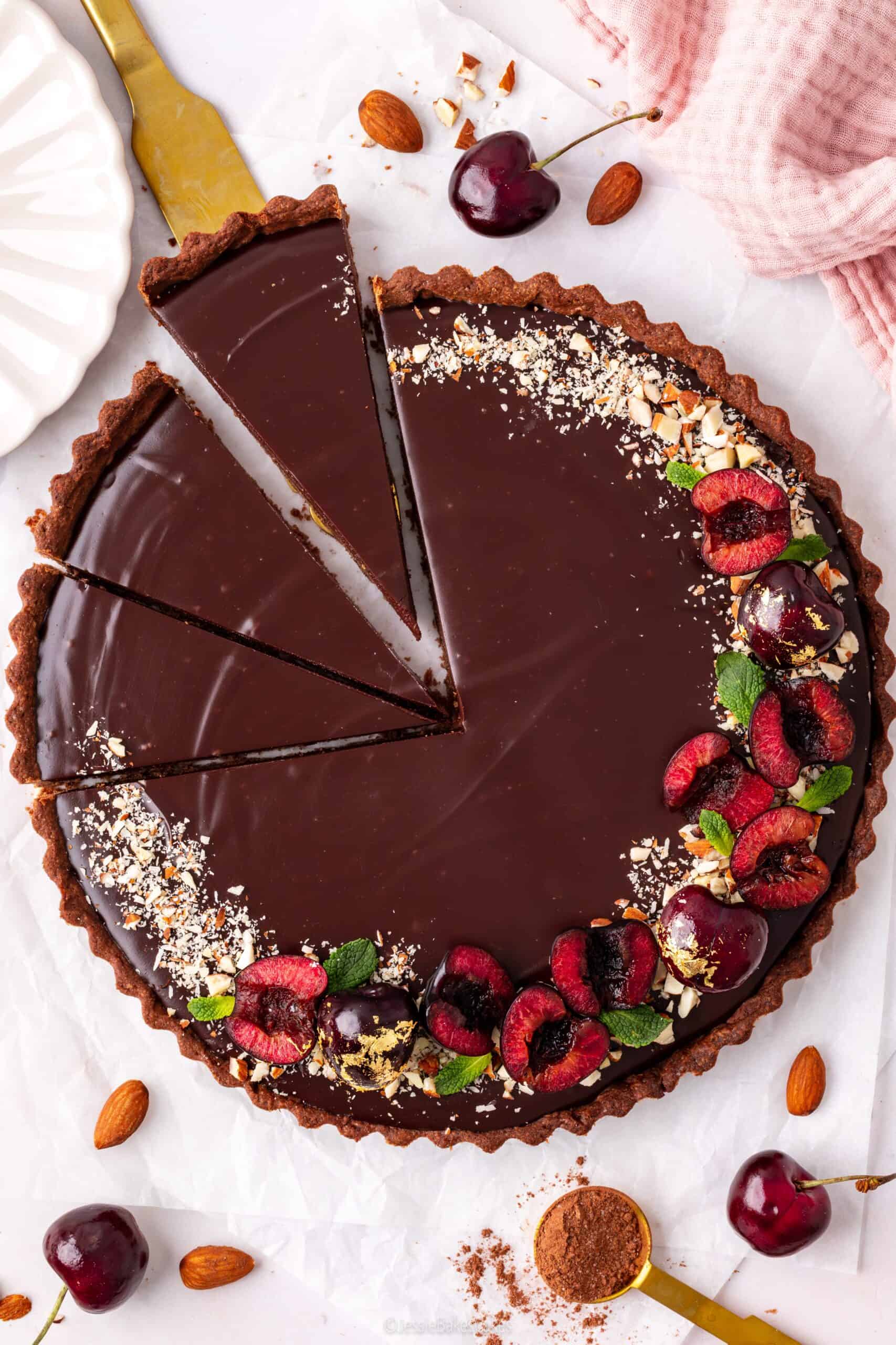 Tonka Bean Chocolate Tart