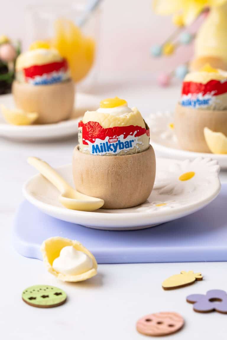 Milkybar Dippy Egg Cheesecakes