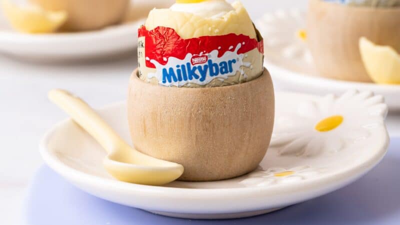 Milkybar Dippy Egg Cheesecakes