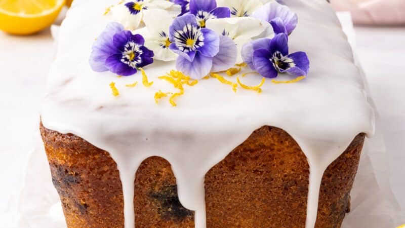 Lemon and Blueberry Loaf Cake