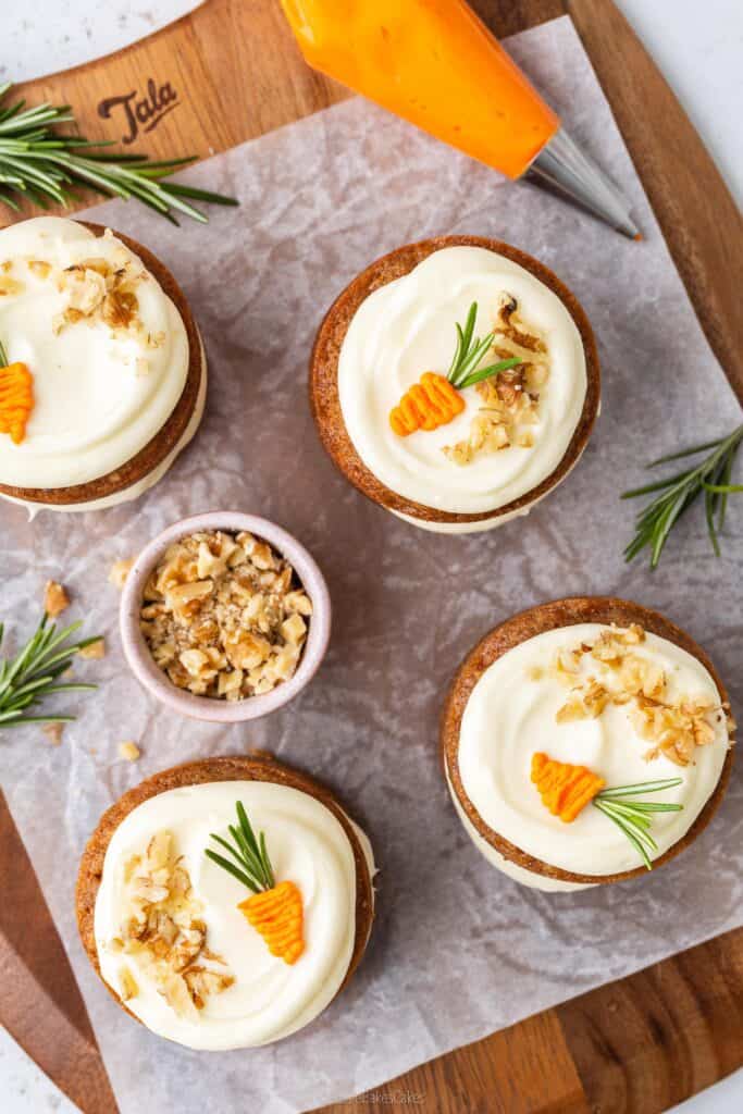 Mini Carrot Cakes