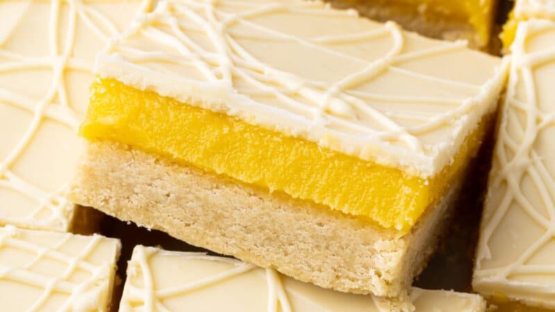 White Chocolate Mango Millionaire’s Shortbread