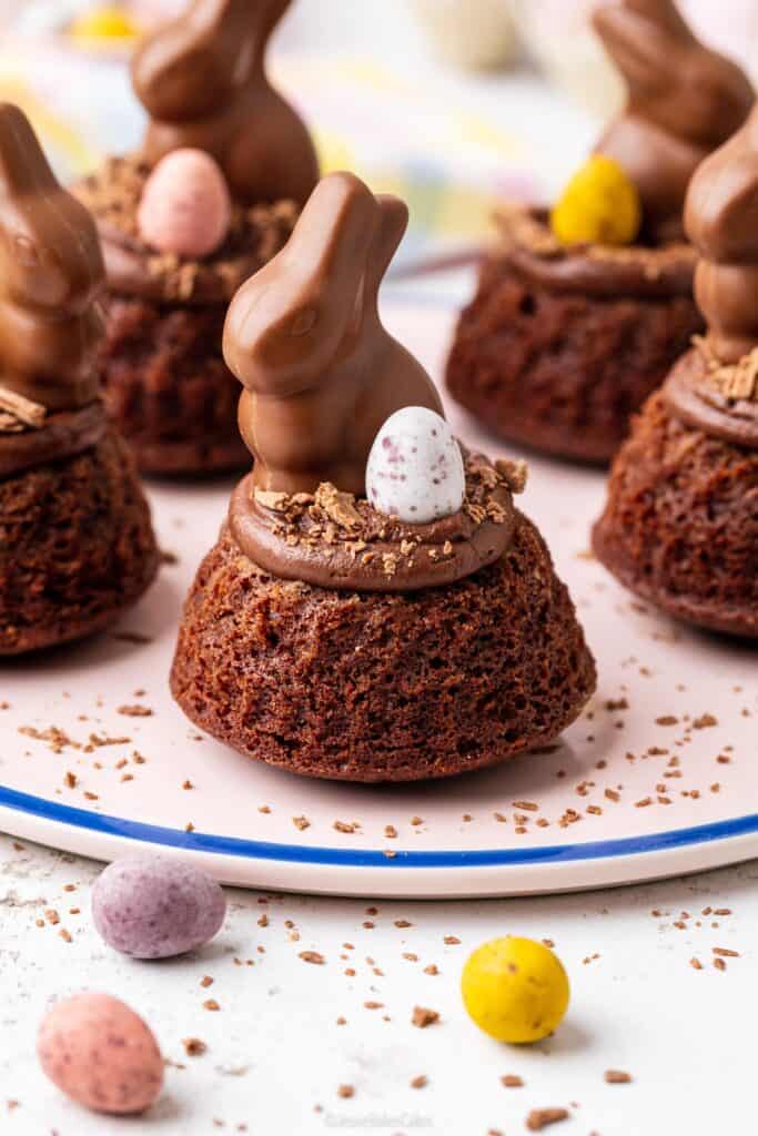 easter nest cakes