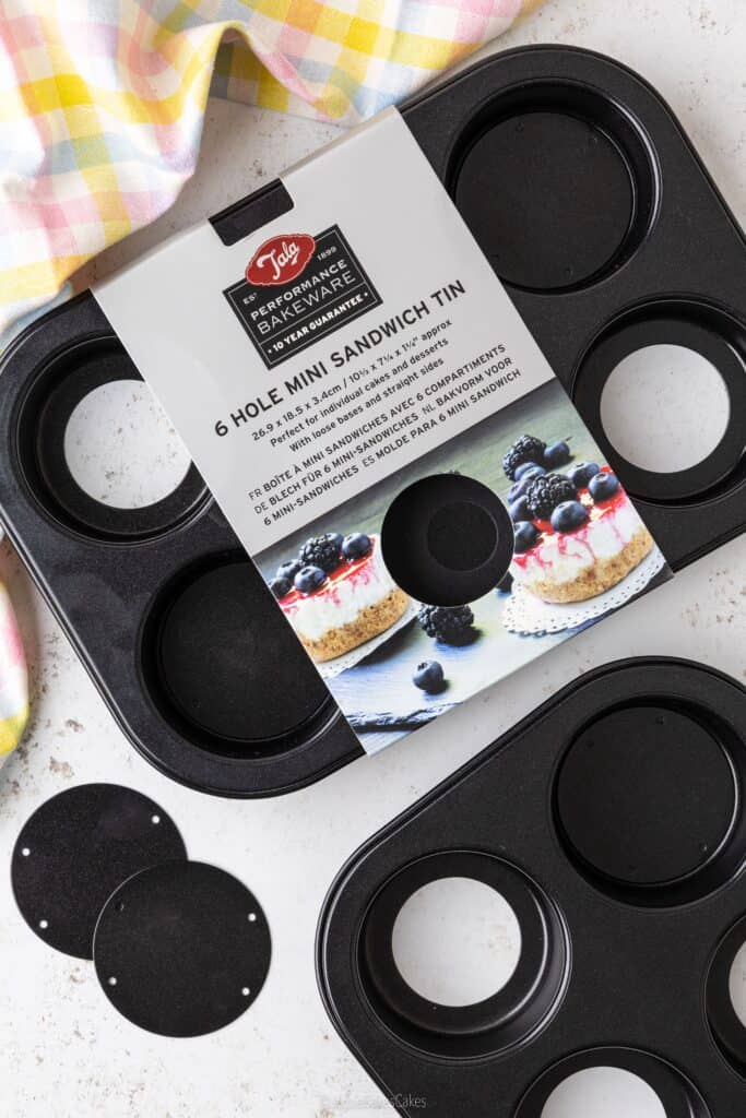 tala cooking 6 hole mini sandwich tin 