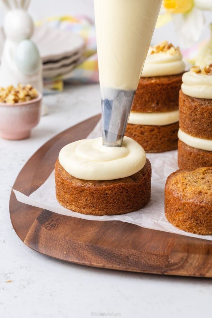 cream cheese icing on carrot cake