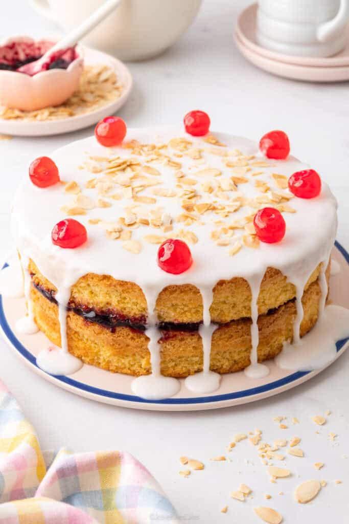 Cherry Bakewell Cake