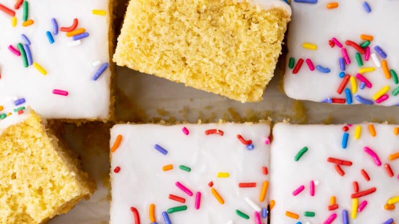 Vanilla Sprinkle School Cake