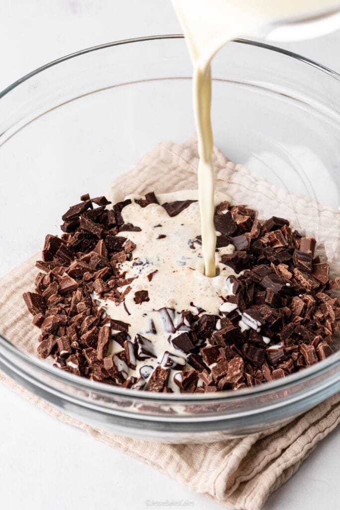 Chocolate and cream