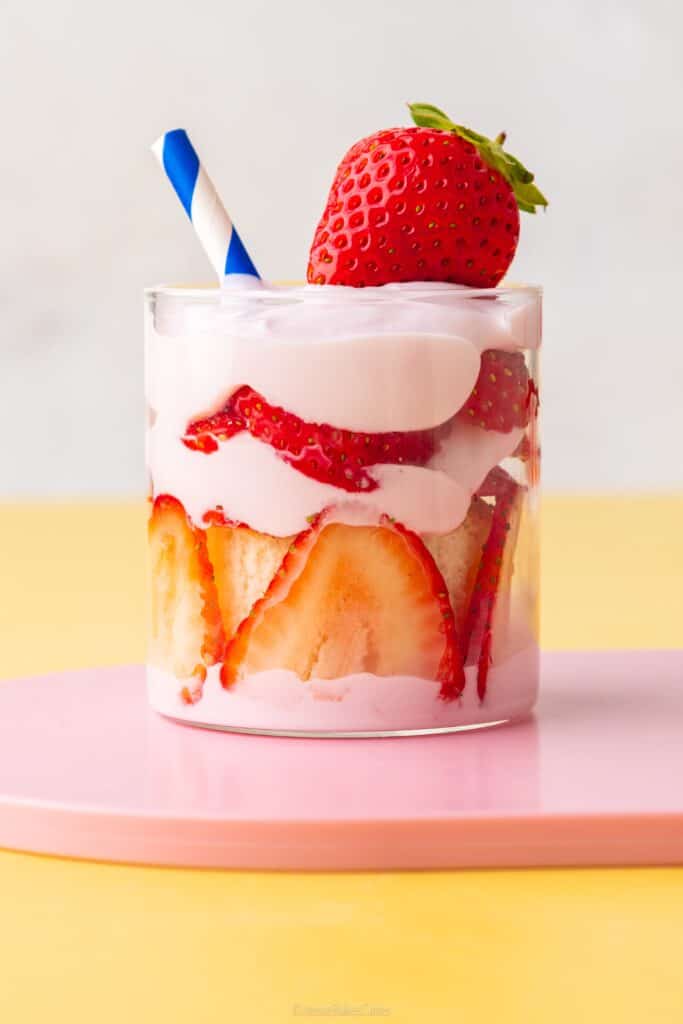 strawberry milkshake trifle