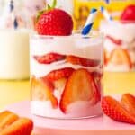 Strawberry Milkshake Trifles