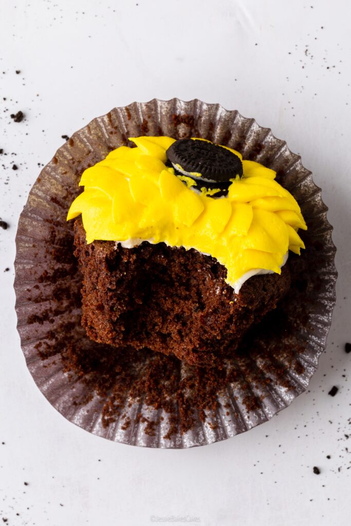 Sunflower cupcakes 