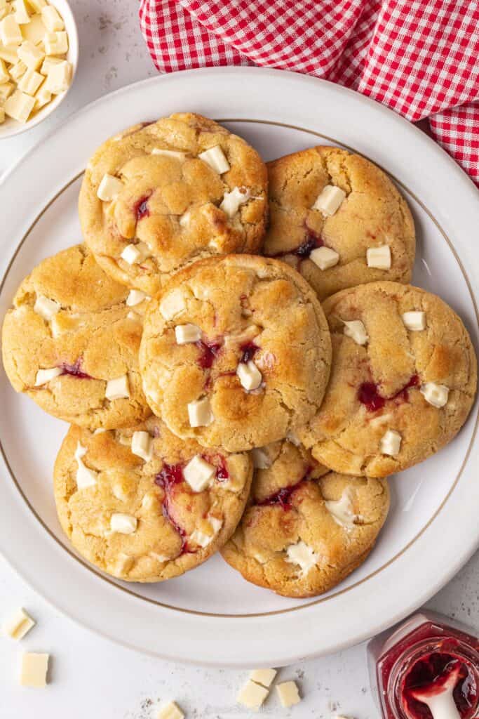 raspberry jam cookies