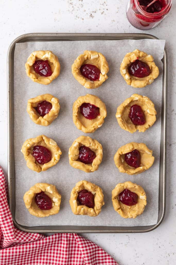 raspberry jam cookies