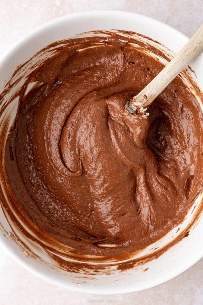 chocolate mousse mixture