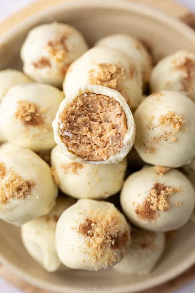apple pie truffles