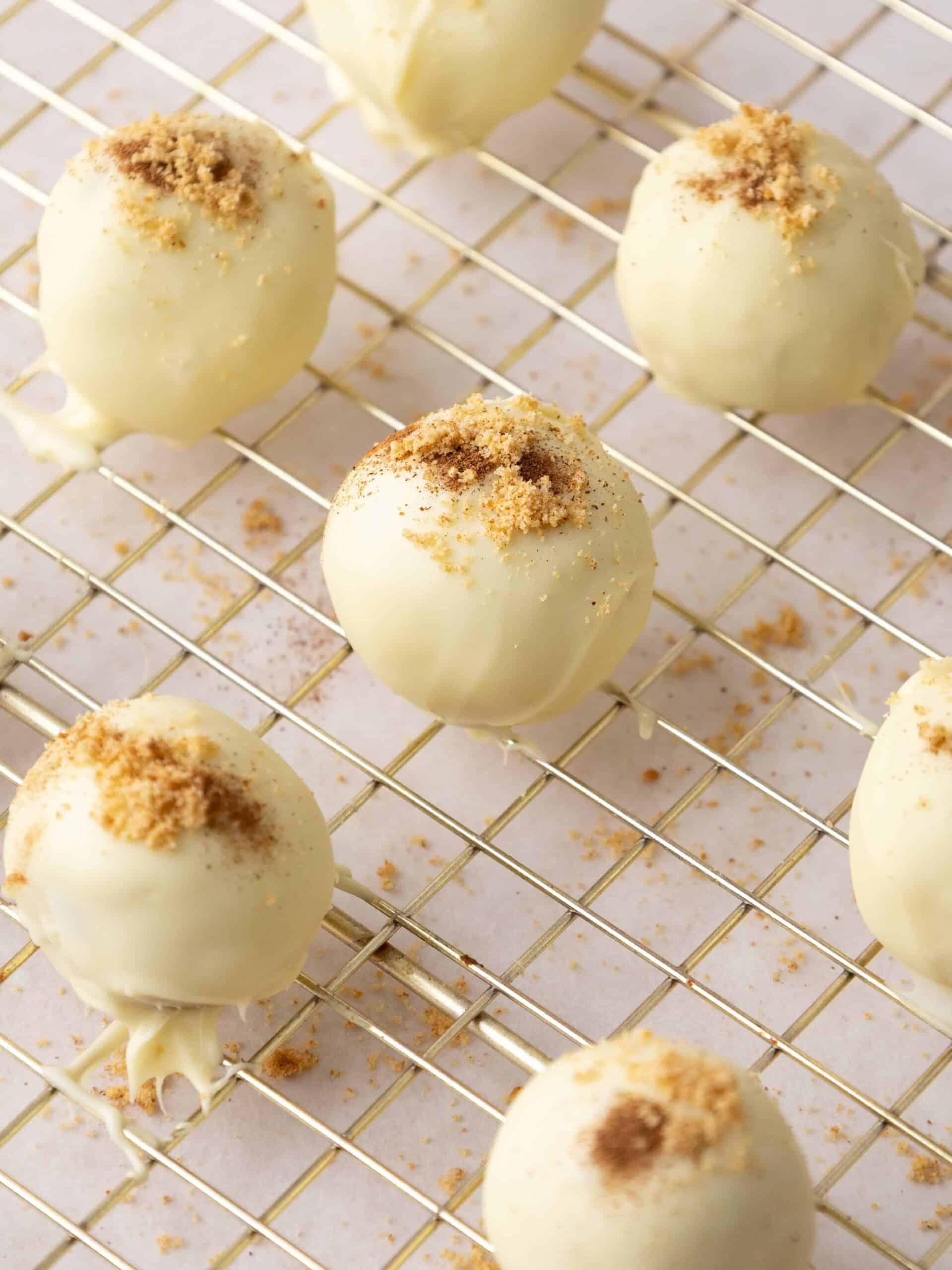 dunked truffle balls