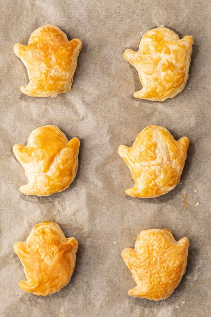 cooked ghost pastries