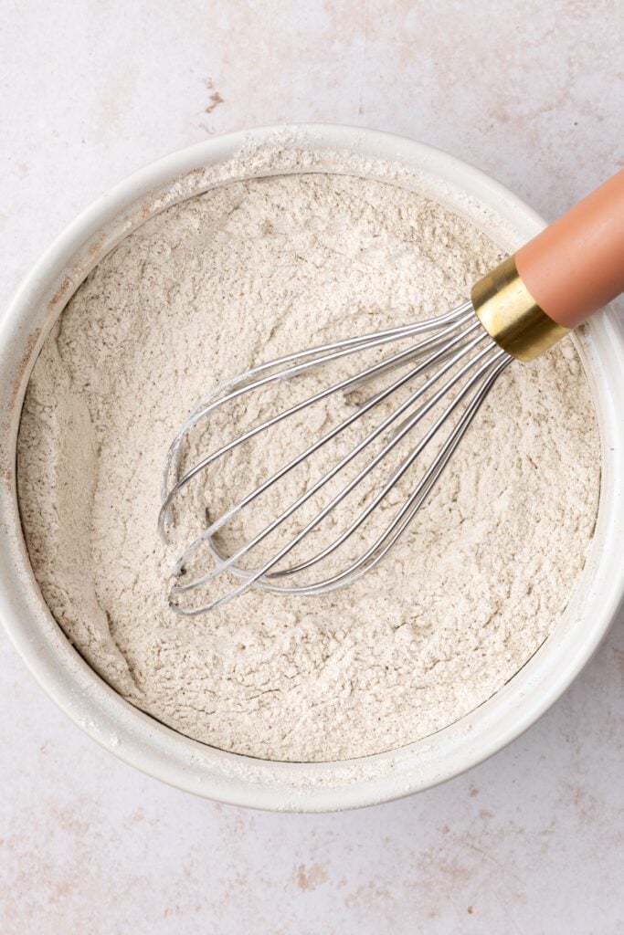 dry banana bread mixture