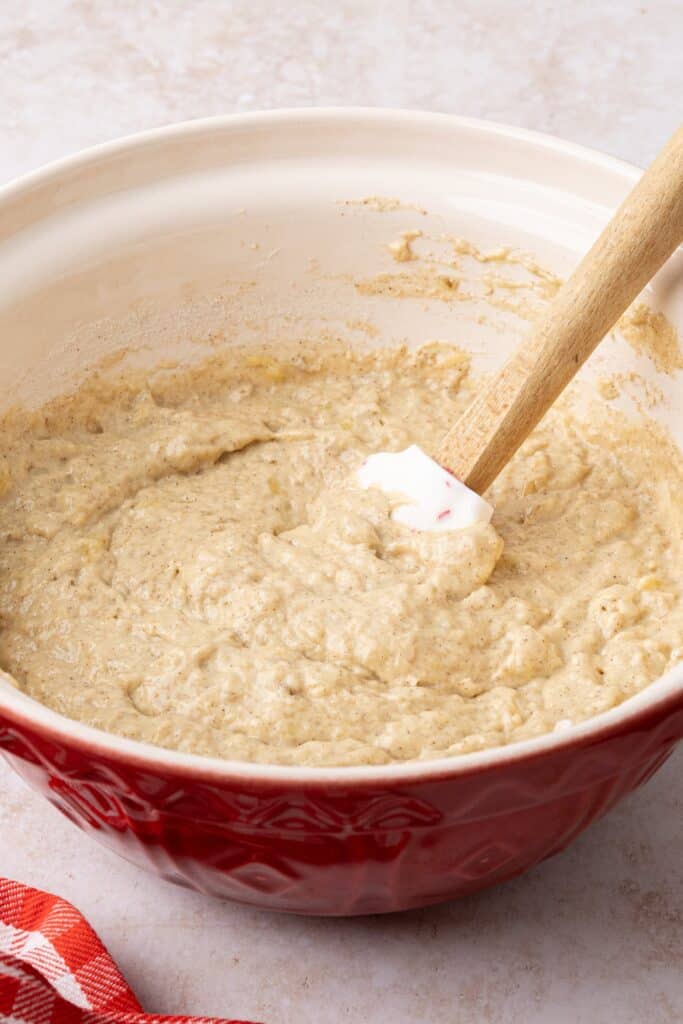 banana bread mixture