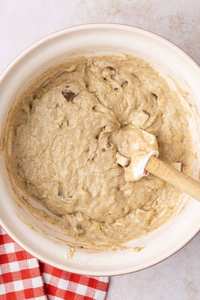 banana bread mixture
