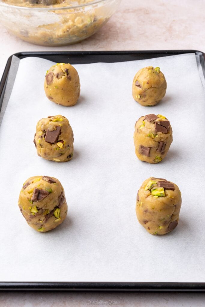 cookies ready for baking