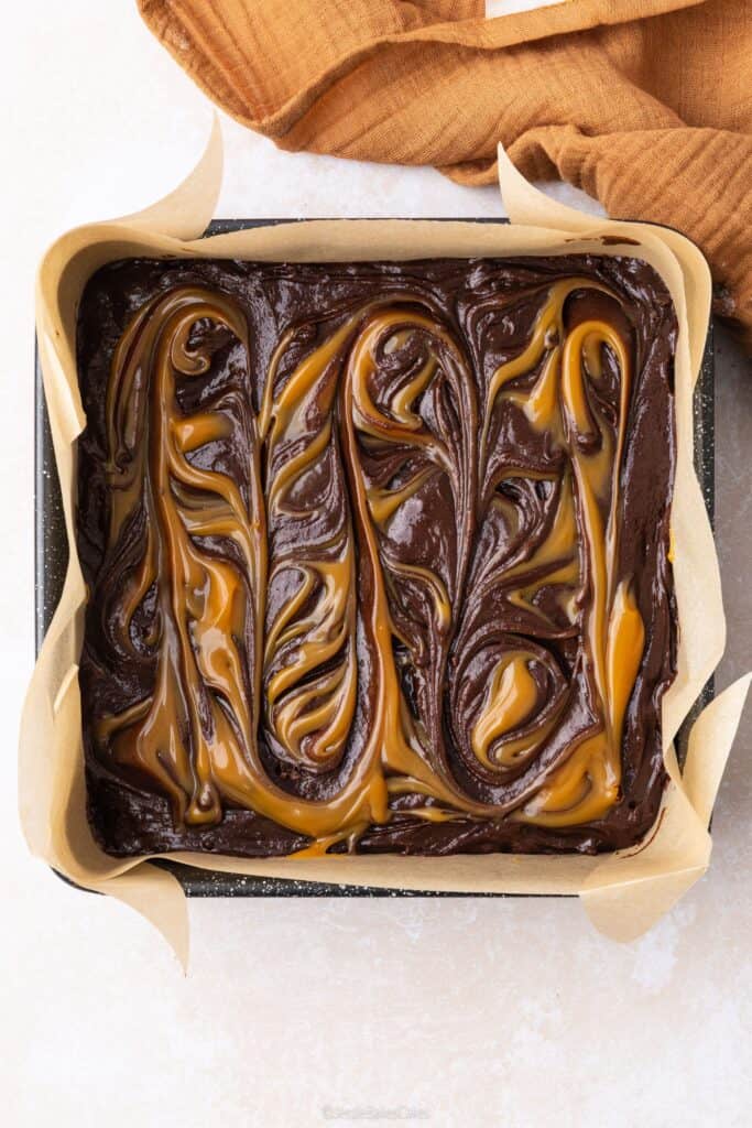 brownies ready for baking 