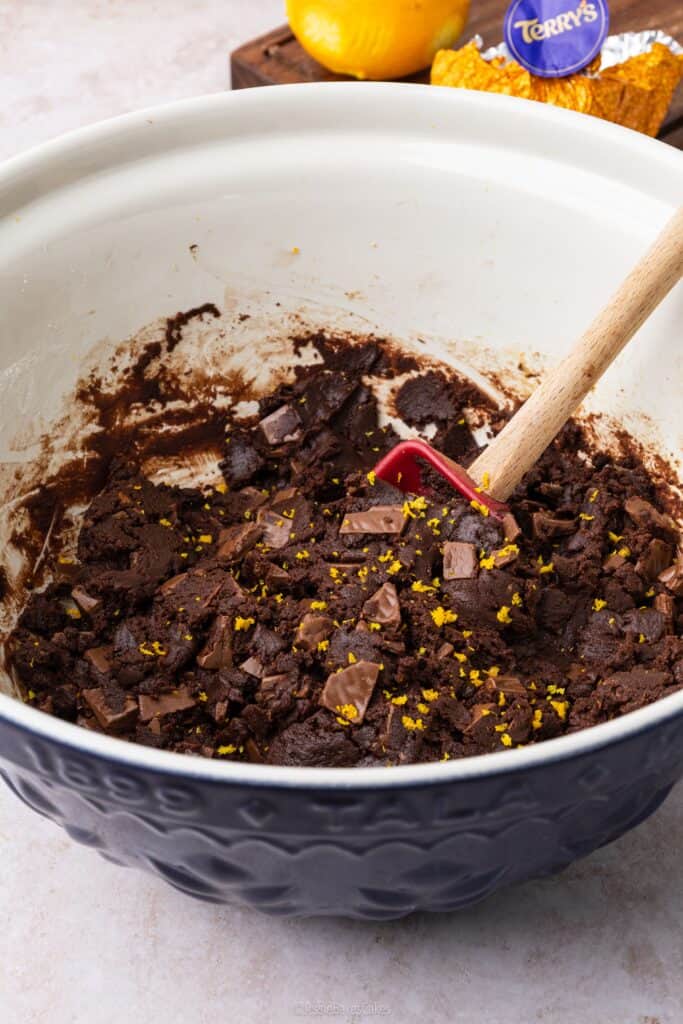 Chocolate Orange Christmas Pudding Cookies