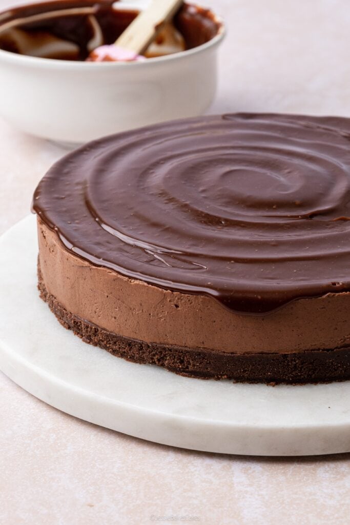 no-bake chocolate cheesecake