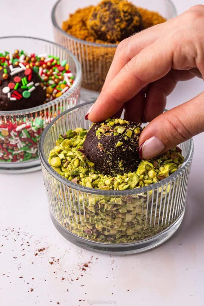 decorating truffles