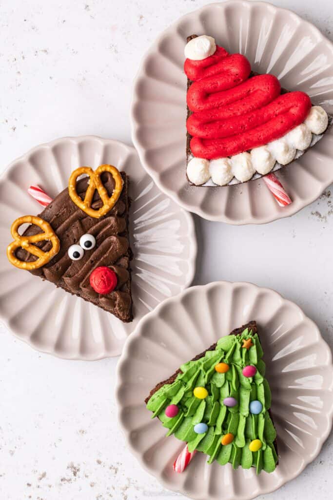 easy Christmas brownies