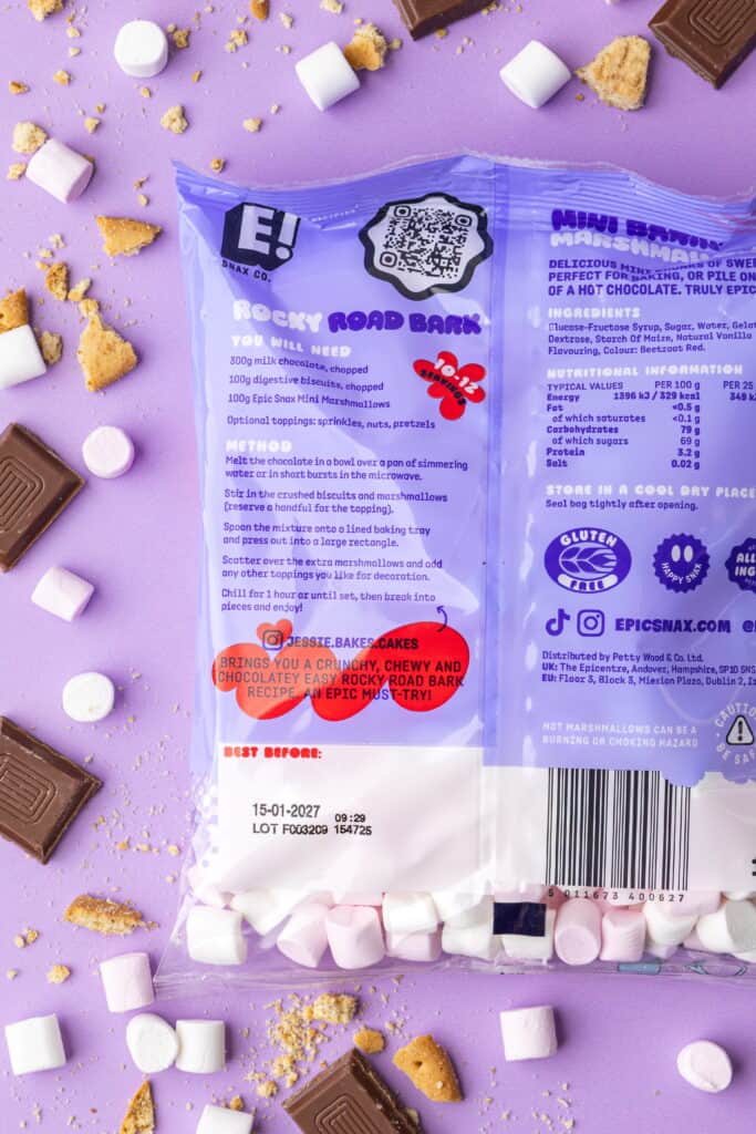 rocky road chocolate bark