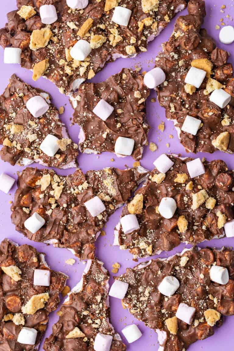 Rocky Road Chocolate Bark