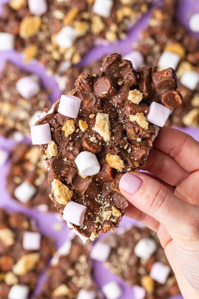 rocky road chocolate bark