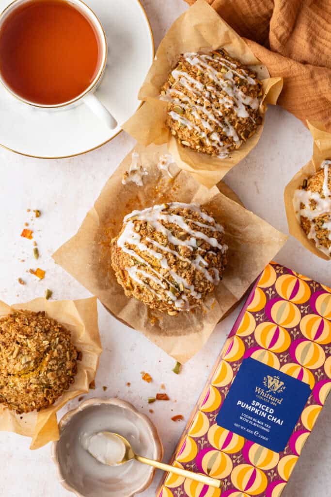 Pumpkin chai muffins