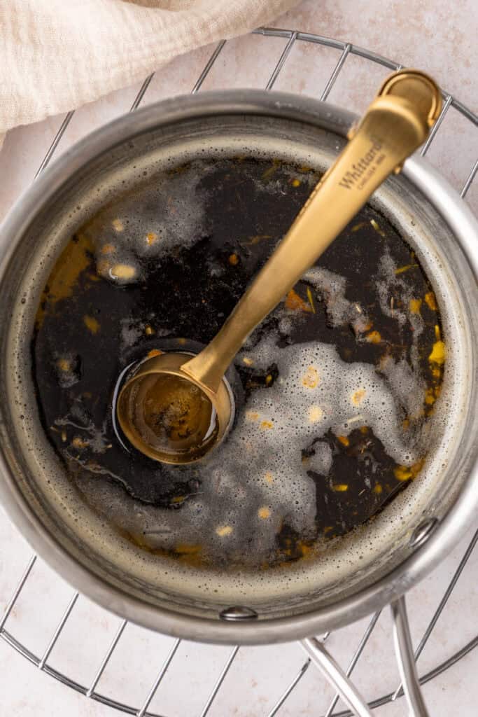 Whittled earl grey tea