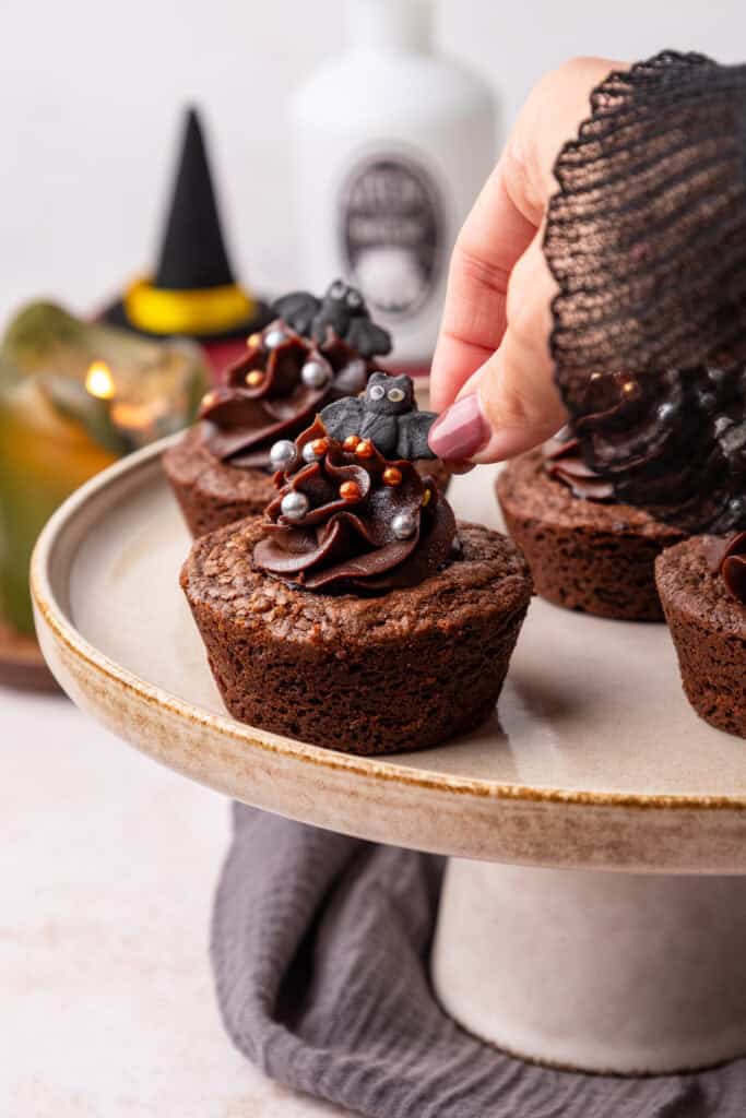 Midnight potion brownies